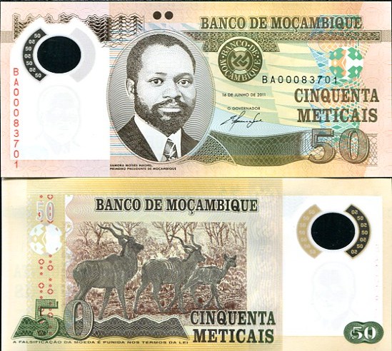 50 Meticias Mozambik 2011