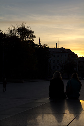 Vilnius, ammirando il tramonto!