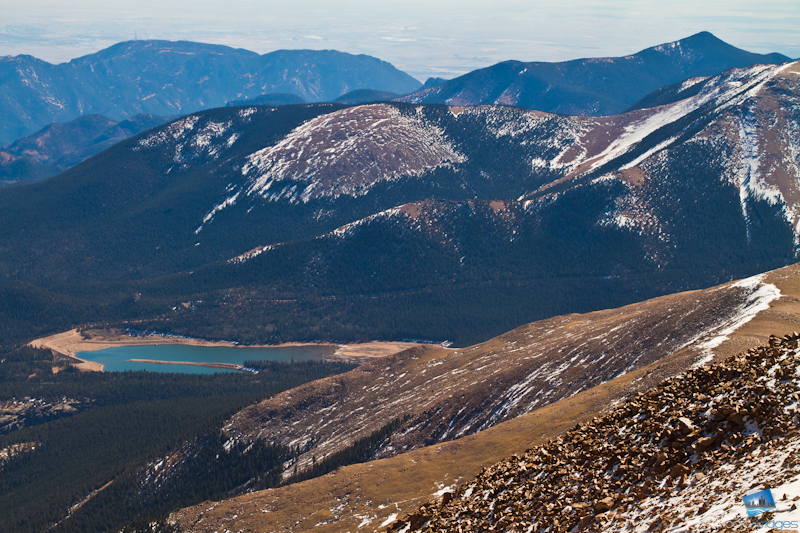 Crystal Reservoir from the summit