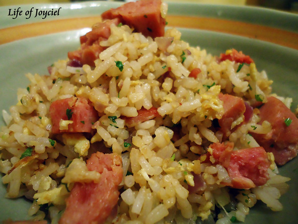 Spam Fried Rice (Close Up)