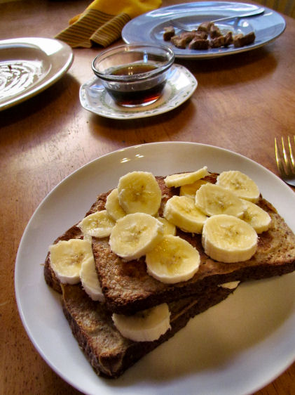 Topped with Bananas