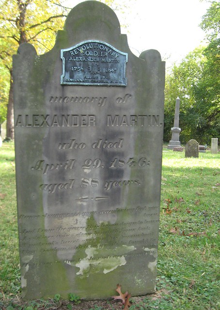 Alexander Martin, Revolutionary War Veteran