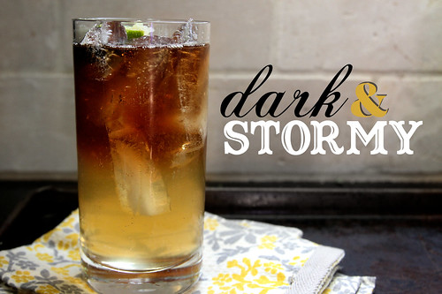Image result for dark and stormy cocktail