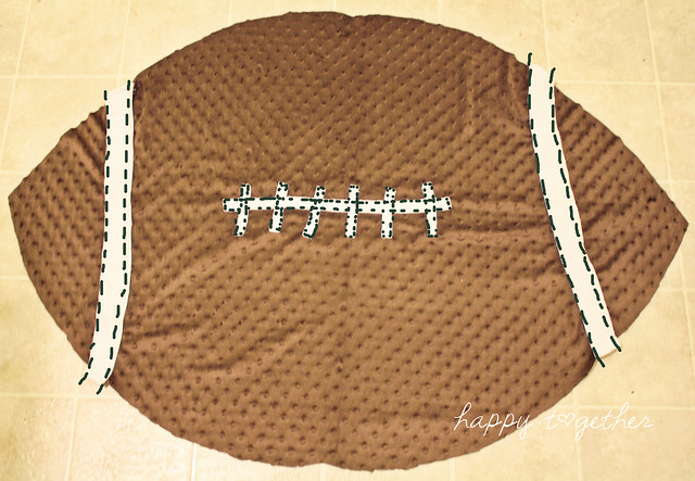 Free Football Blanket Pattern | happy together