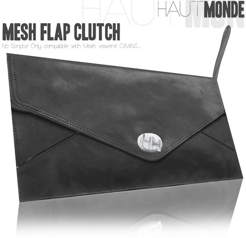 Haut Monde - Mesh Flap Clutch