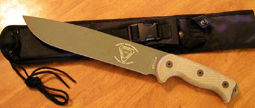 Ontario Randall RTAK 2 Knife Micarta Handle 10.25" Plain Edge Blade