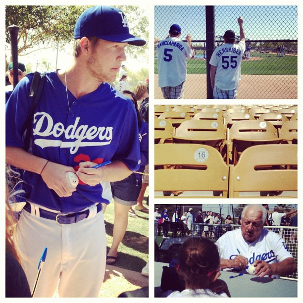 Compilation of photos from DODGERS spring training at Camelback Ranch a few weeks ago