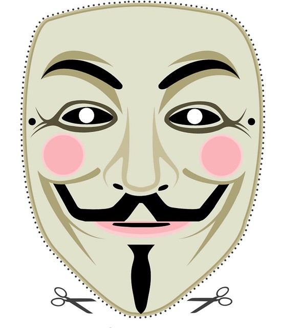 DOWNLOADABLE FAWKES MASK