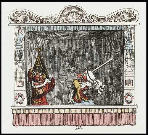 Punch and Judy by George Cruikshank, 1828 r