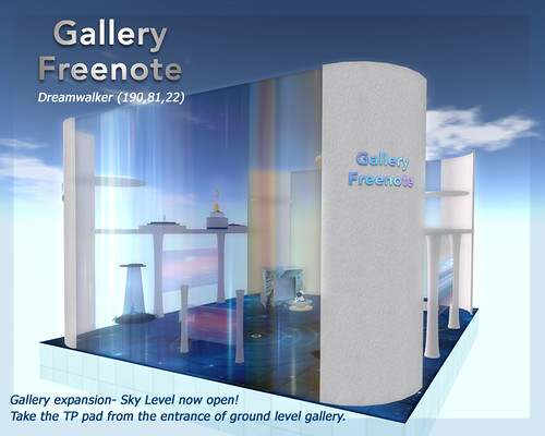 Gallery Freenote - new Sky Gallery level by Teal Freenote