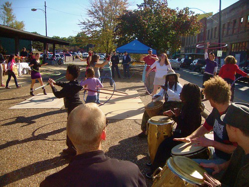 Shreveport Hoop Group, Shreveport Community Drum Circle, Maker's Fair / Shreveport / Nov '11 by trudeau