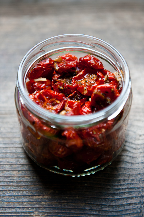 Oven dried cherry tomatoes