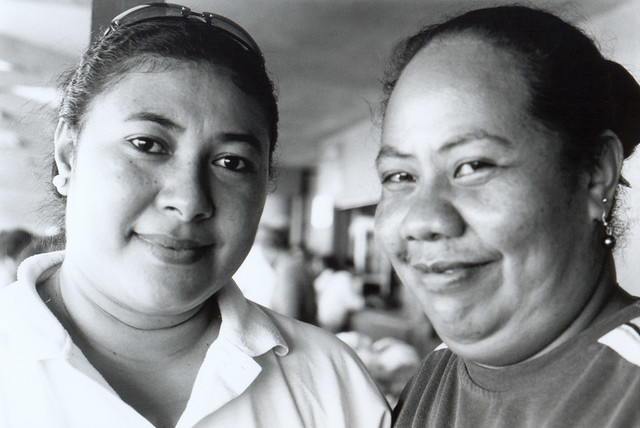 Tongan Girl and her Mother