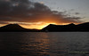 Sunset at the coast of Santiago Island, from our boat "Sulidae"