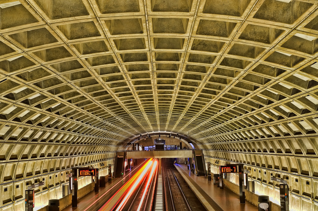 Metro station in Washington DC