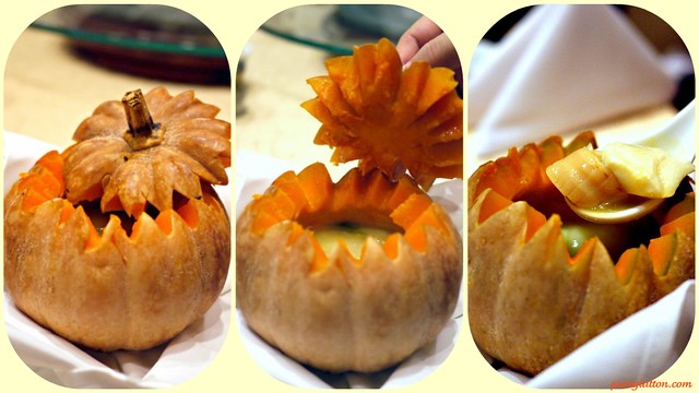Pumpkin soup collage