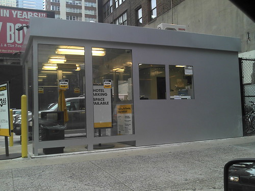 The Rolls Royce of Guardbooths arrives in Chelsea NYC by Gale's Industrial Supply
