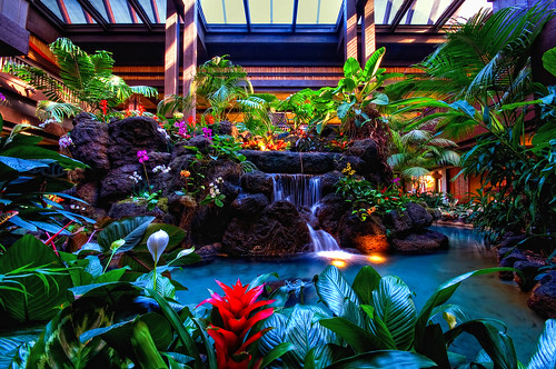Lush Tropical Lobby by DisHippy