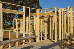 House Frame 1 - showing the 'boomerang' shape