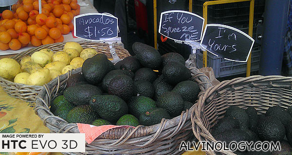 Funny signs on Avocado