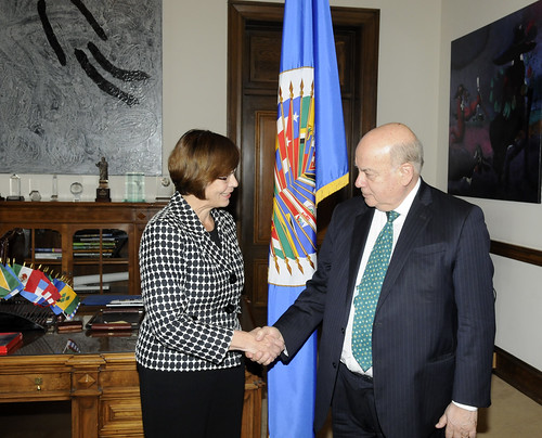 Secretario General de la OEA se reúne con Embajadora de Finlandia
