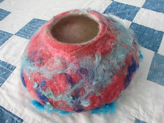 heavier bowl made flat with resist then formed