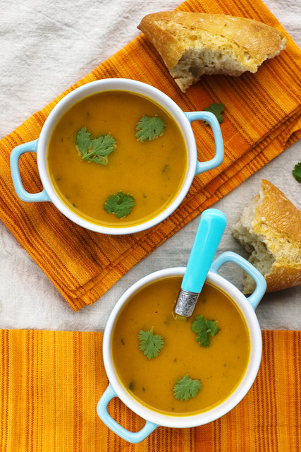 carrot and coriander soup