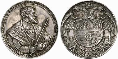 Charles V silver medal Golden Fleece