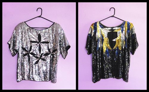 Thrifty Finds - The 80's Sequin Tops