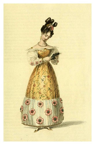 020-Vestido de tarde 1828-The Repository of arts, literature, commerce, manufactures, fashions and politics 1809-1829- Ackermann Rudolph