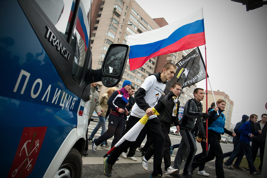 Русская пробежка и Русский Марш