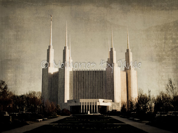 Washington D.C. Vintage LDS Temple Prints -