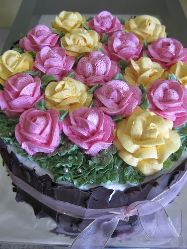 Rose Bouquet Cake - Yanti #1