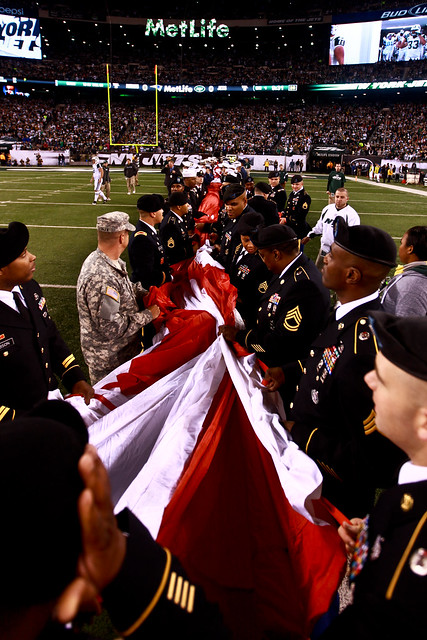 New York Jets Military Appreciation Ceremony, 2011