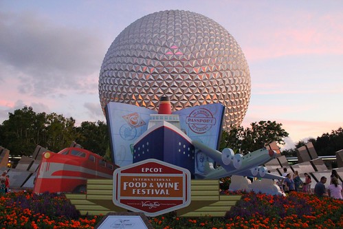 Epcot Food and Wine Festival entrance
