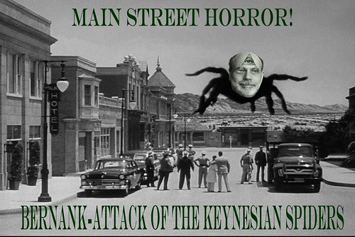 KEYNESIAN SPIDER ATTACK by Colonel Flick