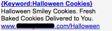 Halloween Cookies - Ad #1