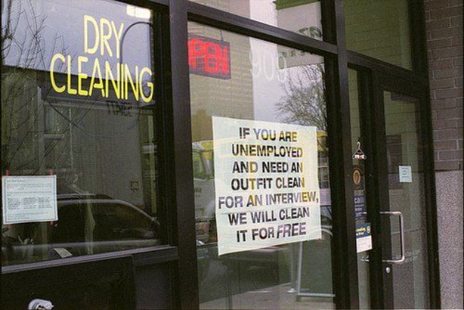 dry cleaning storefront