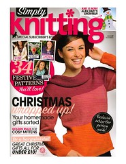 'Simply Knitting' Issue 87 December.