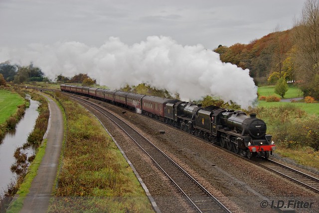 Buxton Spa Express Double Header 44871 and 45407