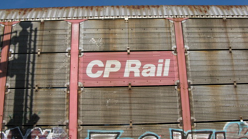 Old Canadian Pacific logo.  Franklin Park Illinois USA. Saturday, November 5th, 2011. by Eddie from Chicago