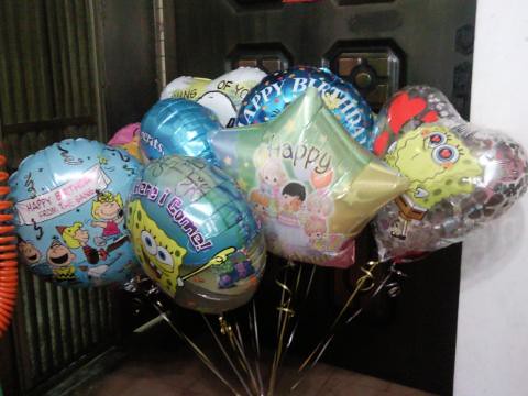 卡通鋁箔氣球，兒童生日派對使用 by 豆豆氣球材料屋 http://www.dod.com.tw