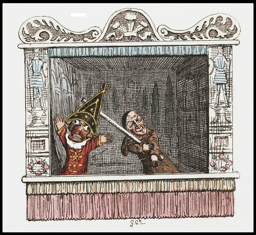 Punch and Judy by George Cruikshank, 1828 g