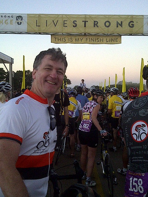 Me, LiveStrong "Ride for the Roses"
