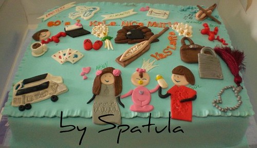 60 a 1 kala Doğum Günü Pastası by Demetin spatulasi