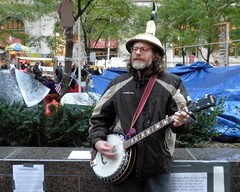 OWS Occupy Wall Street Movement, Zuccotti Park, New York City