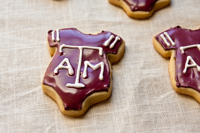 Texas A&M Onesie Cookies