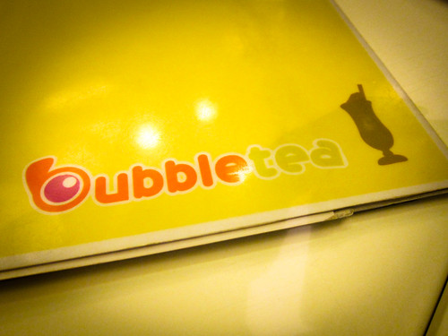 bubble tea menu