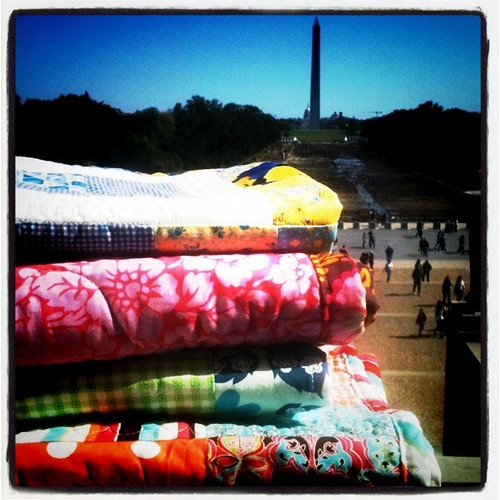 100 Quilts for Kids on the National Mall