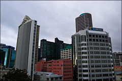 Lookout on Auckland CBD from Downtown Carpark